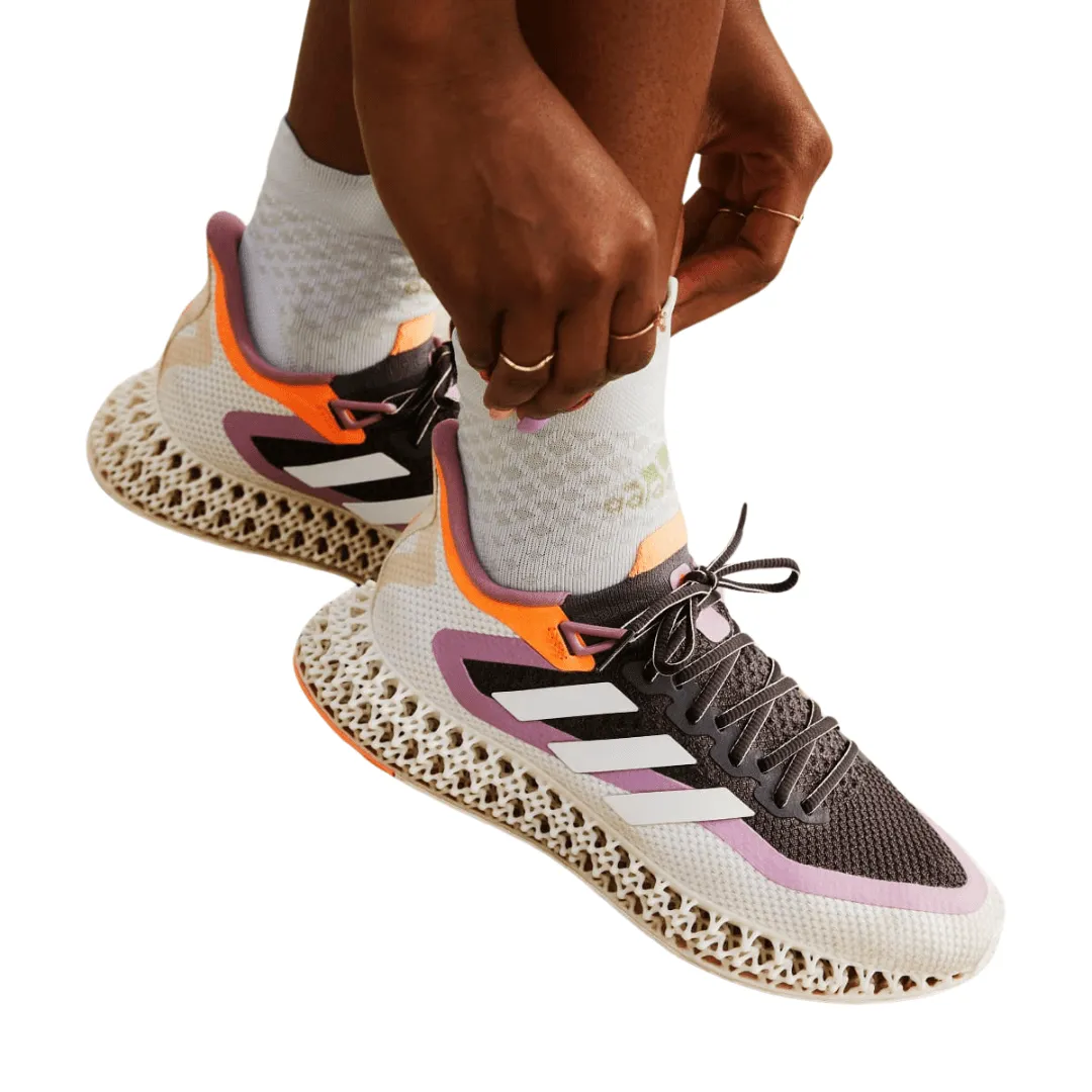 Adidas -  Women's 4DFWD 2 W Running Shoes Multicolor - Grey Five / Zero Metalic / Beam Orange