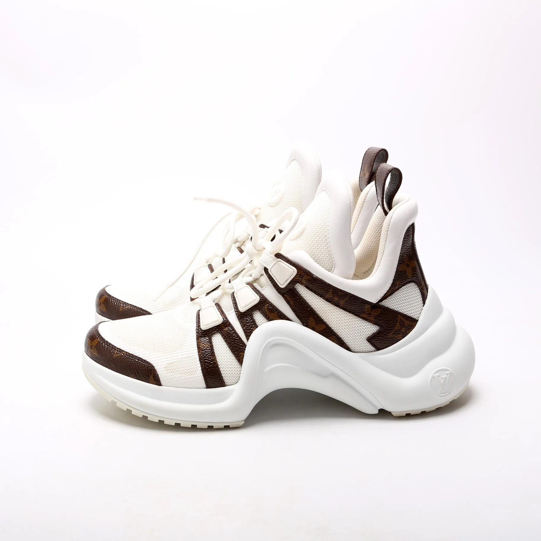 Archlight Sneakers Size 38.5 White/Brown