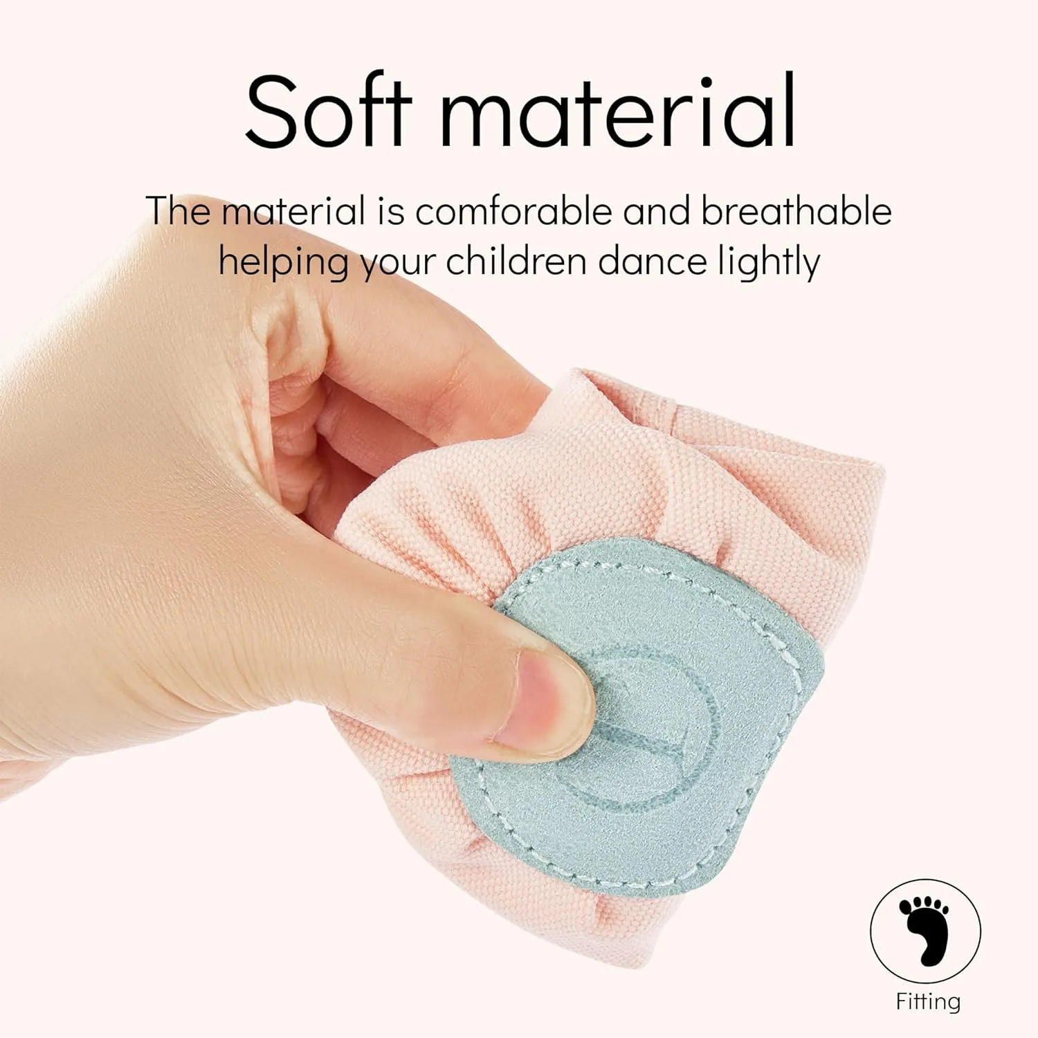Ballet Shoes for Girls, Canvas Dance Practice Slippers No-Tie Sole Yoga Gymnastics Shoes(Toddler/Little Kid/Big Kid)