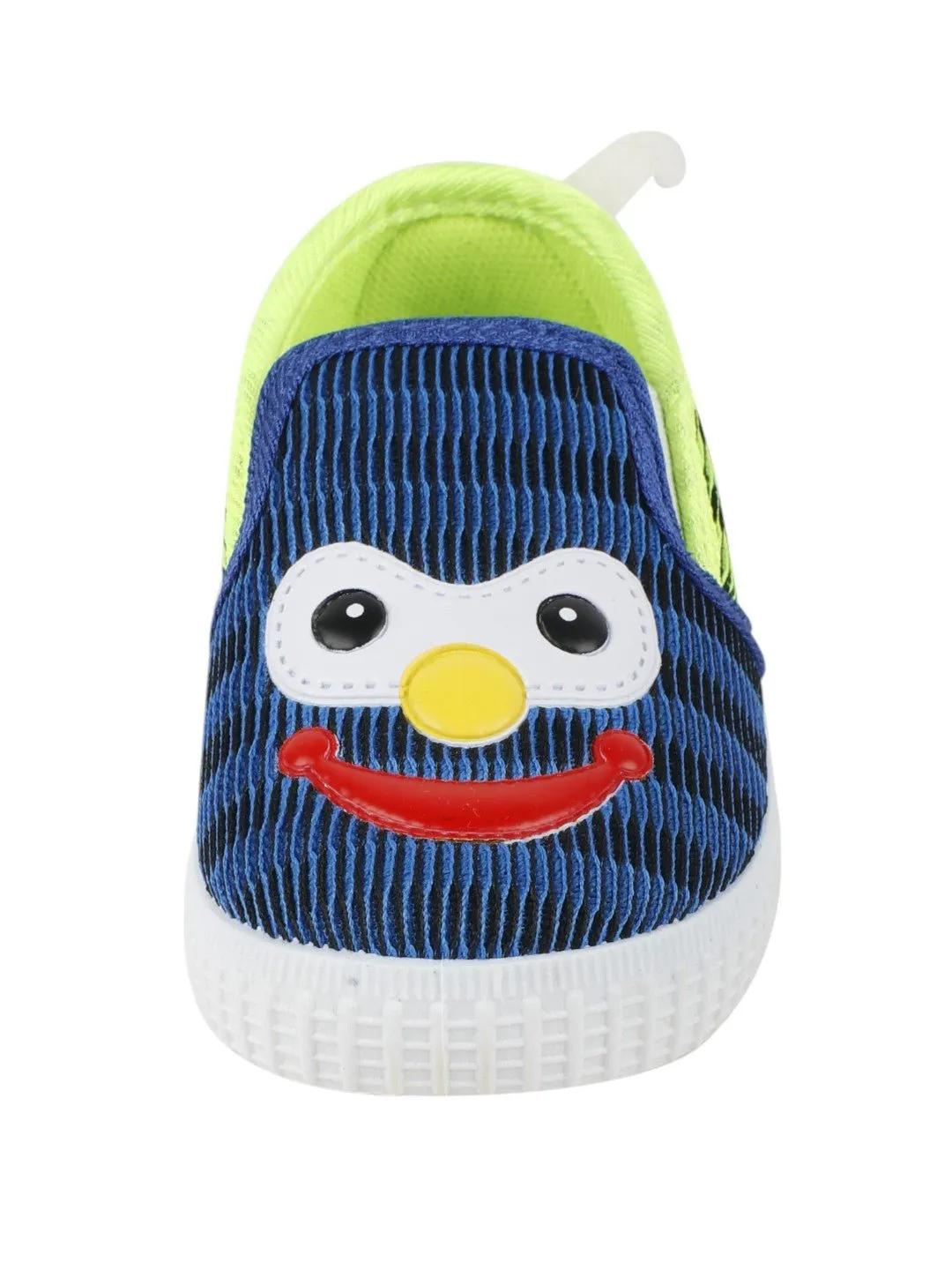 Cheerful Smiley Blue and Green Shoes For Boys