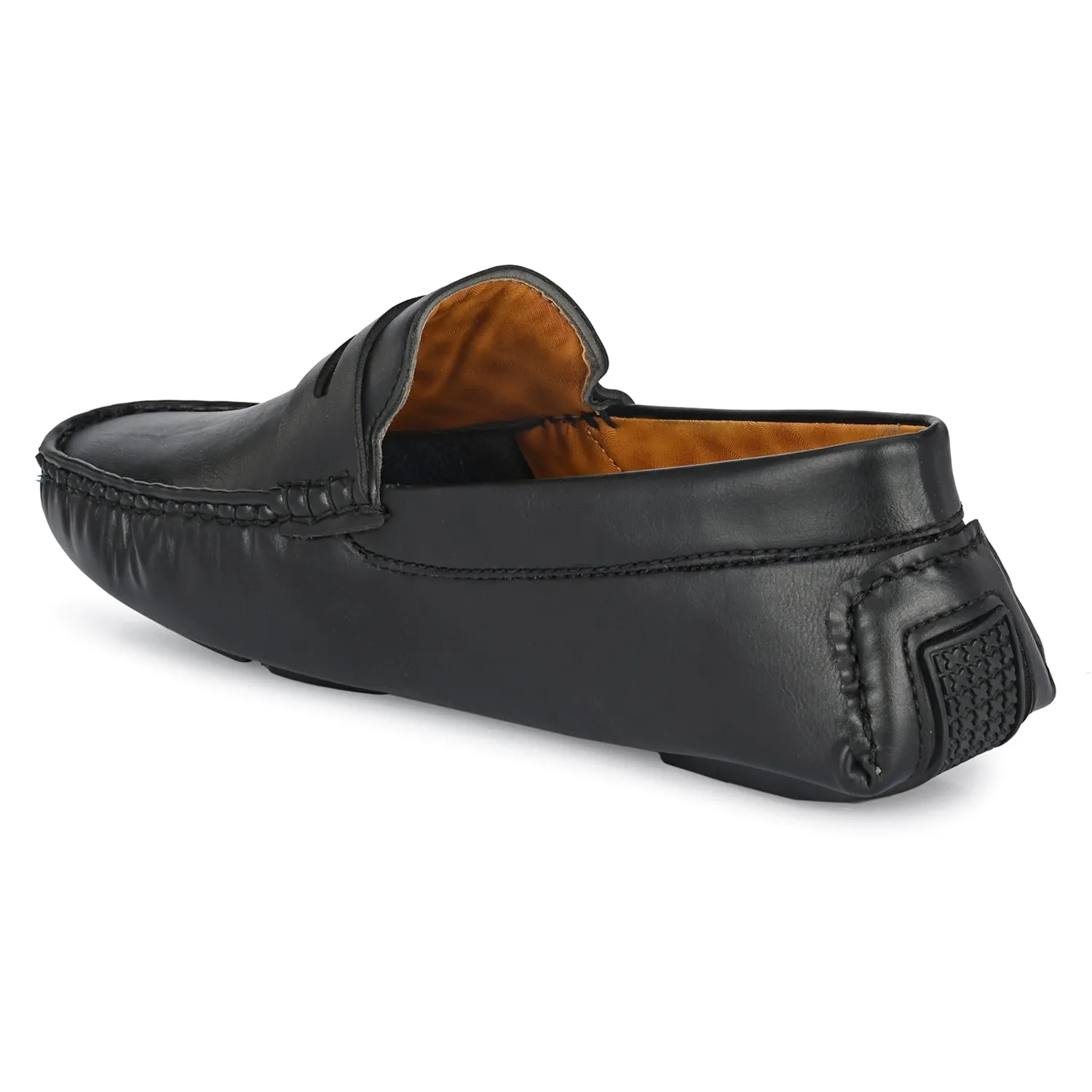 Eego Italy Plus Size Loafers GT-12-BLACK