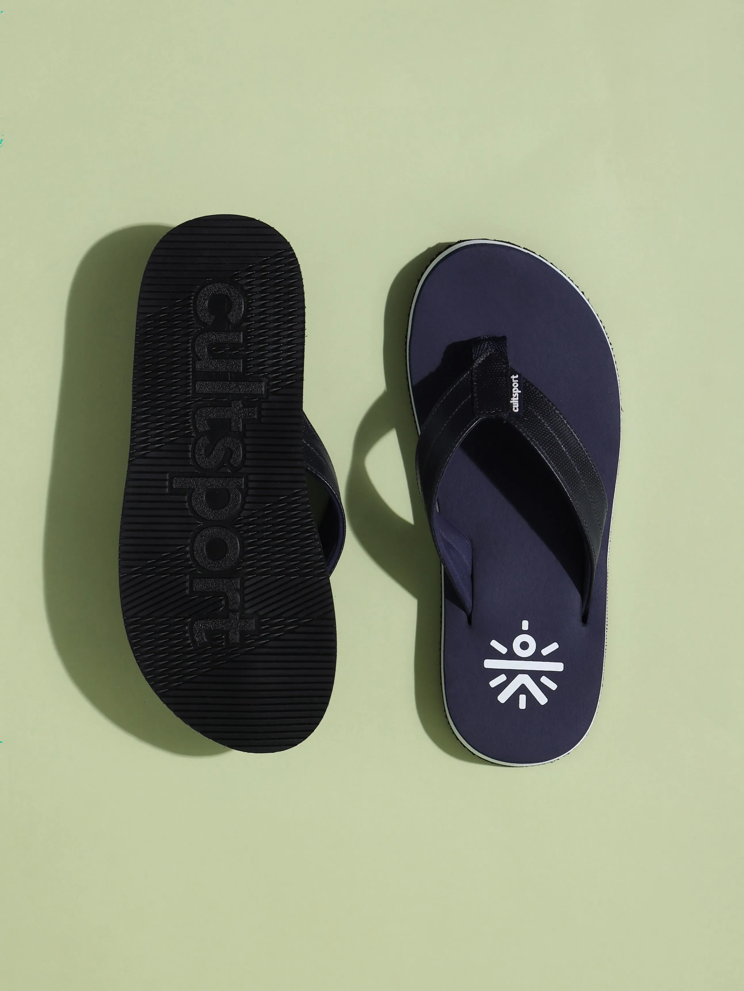 Flo Sweat Absorbing EVA Flip Flops - Navy