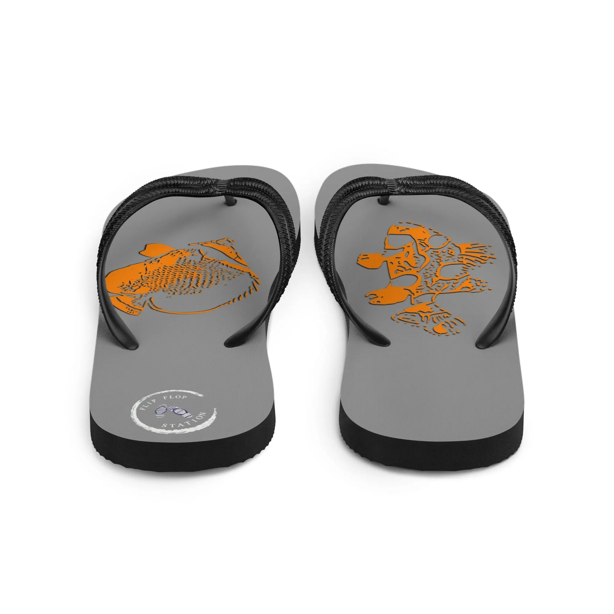 Fossil Fish Flip-Flops