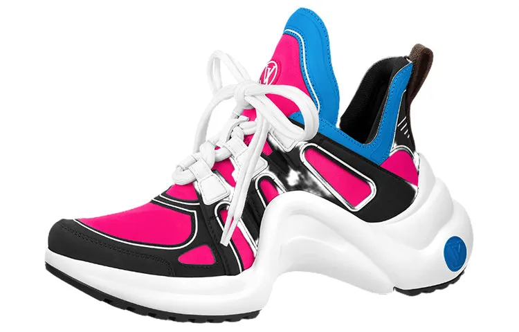 Louis Vuitton Archlight 1.0 sneakers, white/pink/black/blue