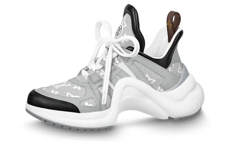 Louis Vuitton Archlight 1.0 sneakers, white/silver/black