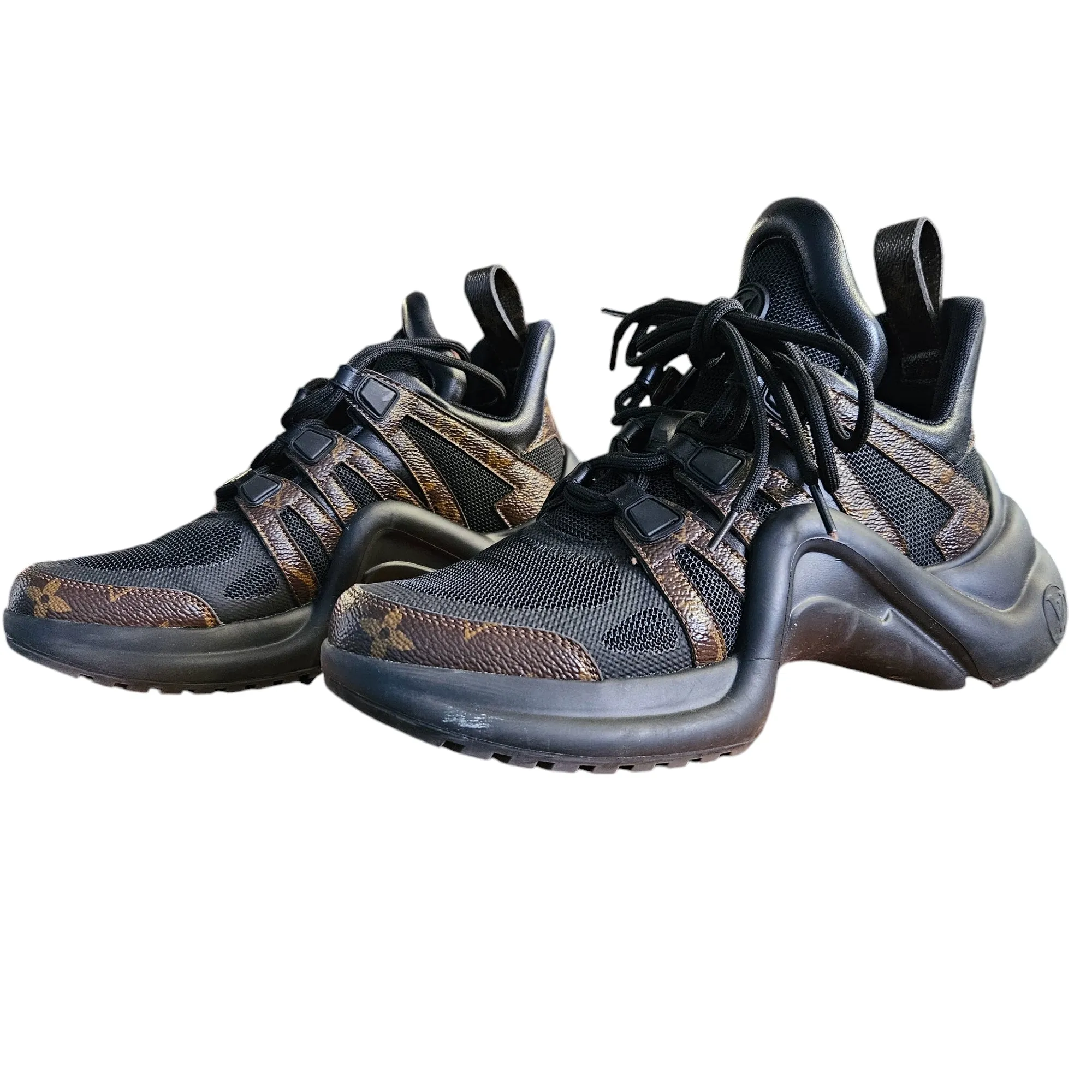 Louis Vuitton Brown US Shoe Size 38 Sneakers