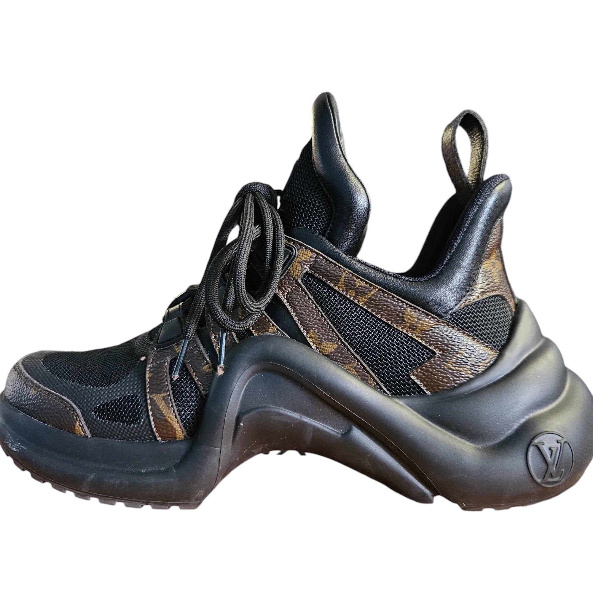 Louis Vuitton Brown US Shoe Size 38 Sneakers