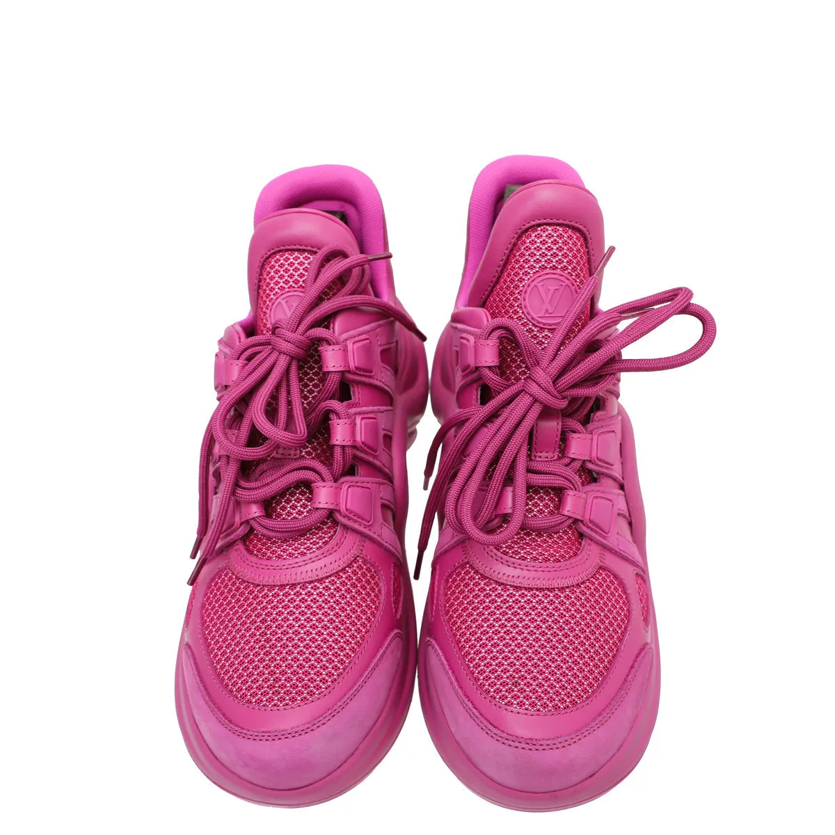 Louis Vuitton Fuchsia Archlight Sneakers 38