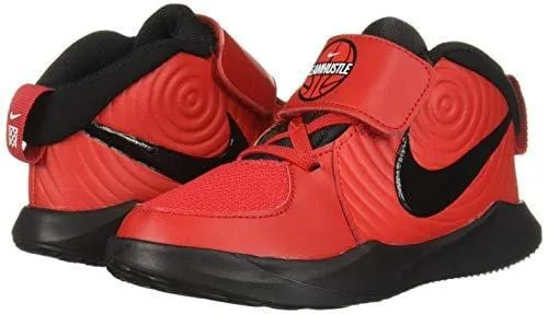 Nike Baby Team Hustle D 9 (TD) Sneaker University red/Black - White 6C Regular US Toddler