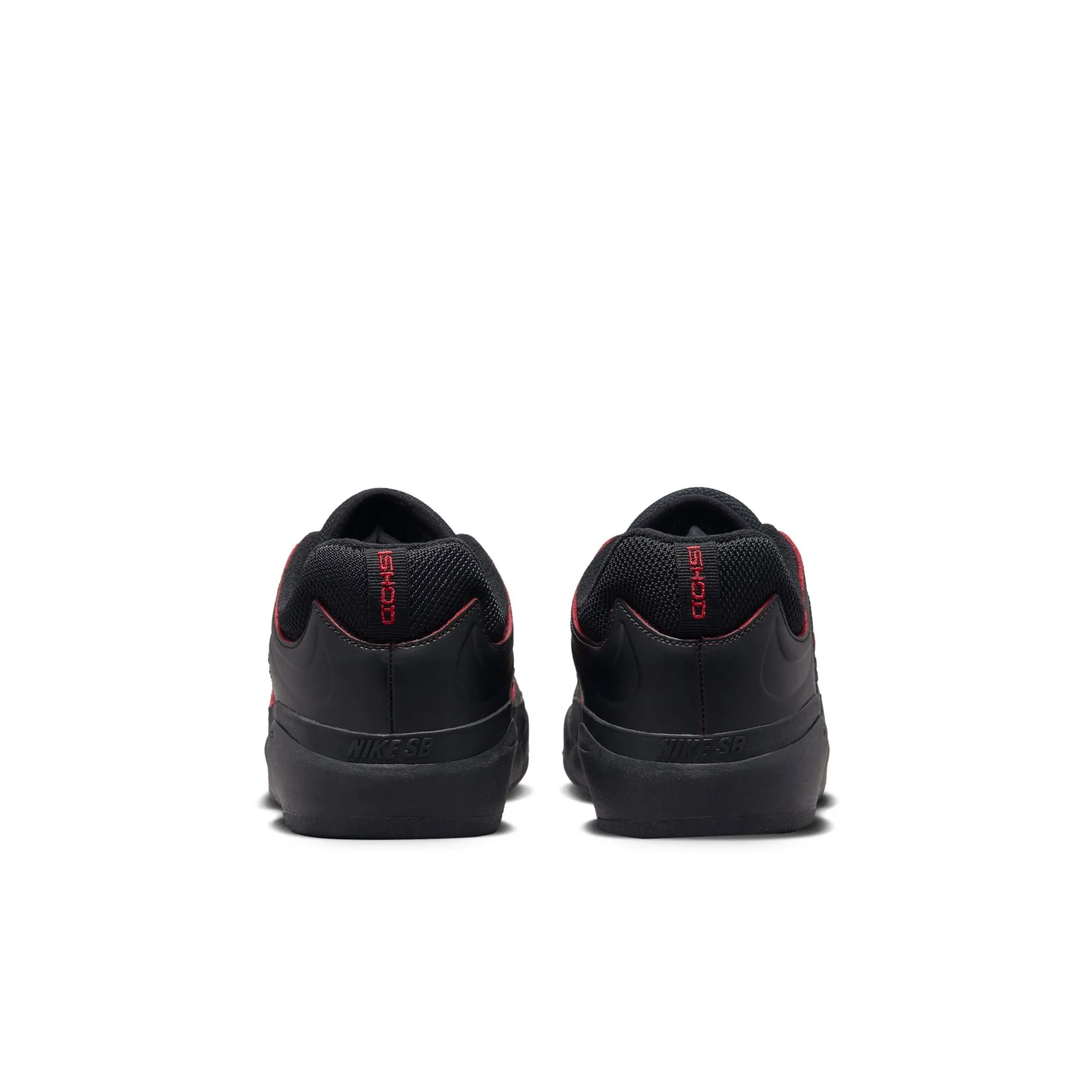 Nike SB Ishod Wair Premium Skateboard Shoe - Black/University Red-Black-Black