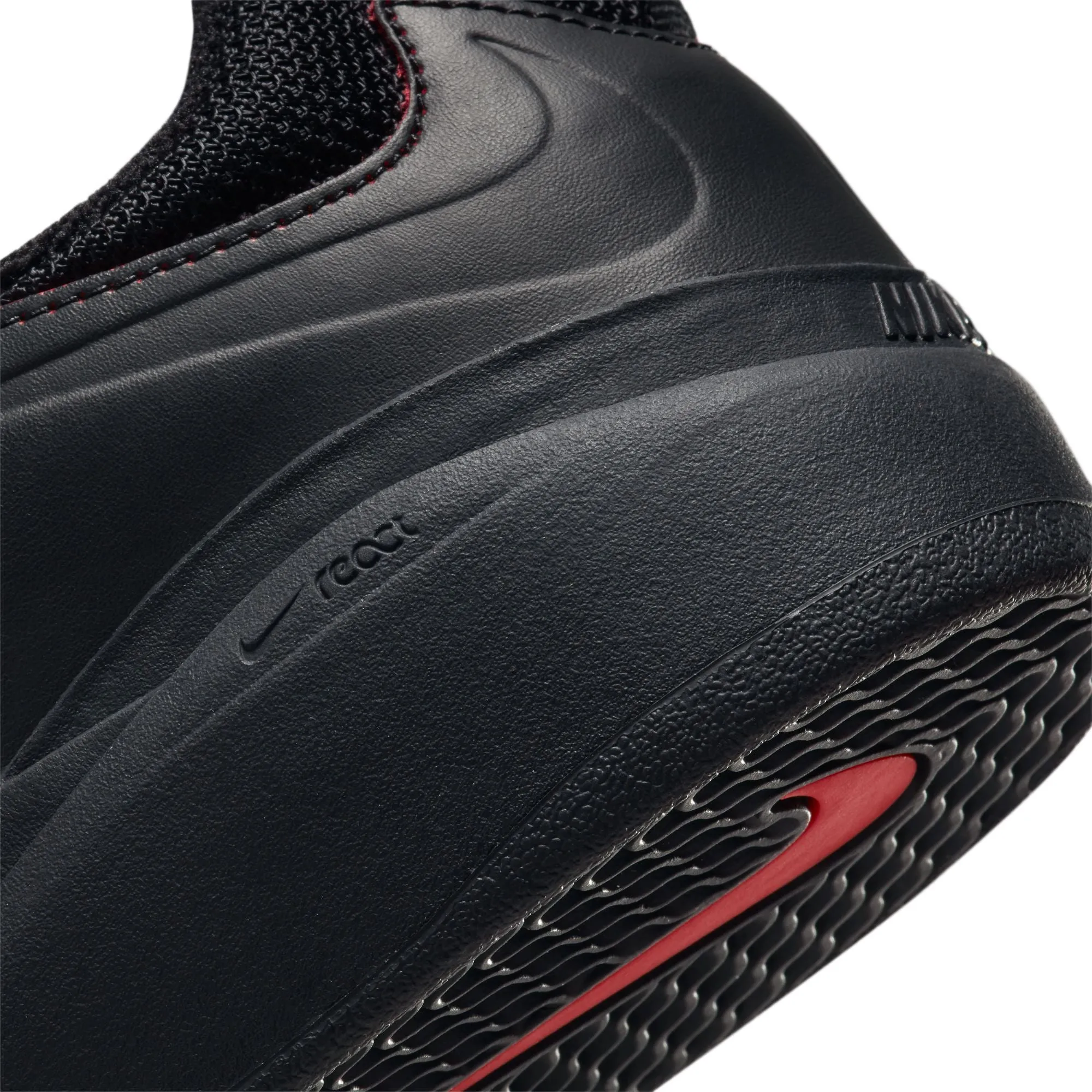 Nike SB Ishod Wair Premium Skateboard Shoe - Black/University Red-Black-Black