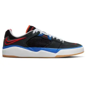 Nike SB Ishod Wair Premium Skateboard Shoe - Black/University Red-Hyper Royal