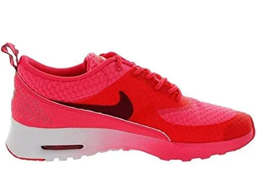 Nike Women's Air Max Thea PRM Grnm/Tm Rd/Mtllc Slvr/White Running Shoe 7.5 Women US
