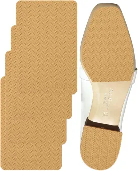 Non-Slip Shoe Sole Protector Pads for High-Heels,Self-Adhesive Non-Slip Grips,Repair Worn Soles,Silicone Anti Slip Shoe Grips on Bottom of Shoes,Sole Guard for Shoes (6"x4",Yellow-2Pairs)