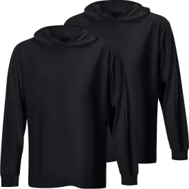 ProtectX High Visibility Sun Protection Lightweight Long Sleeve Hoodie, UPF 50  Quick-Dry, SPF UV Shirt, Active Wear