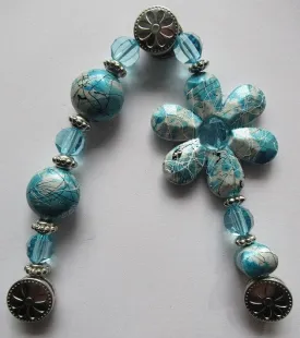 "ICE BLUE"  - INTERCHANGEABLE WOMEN'S SANDAL SNAP