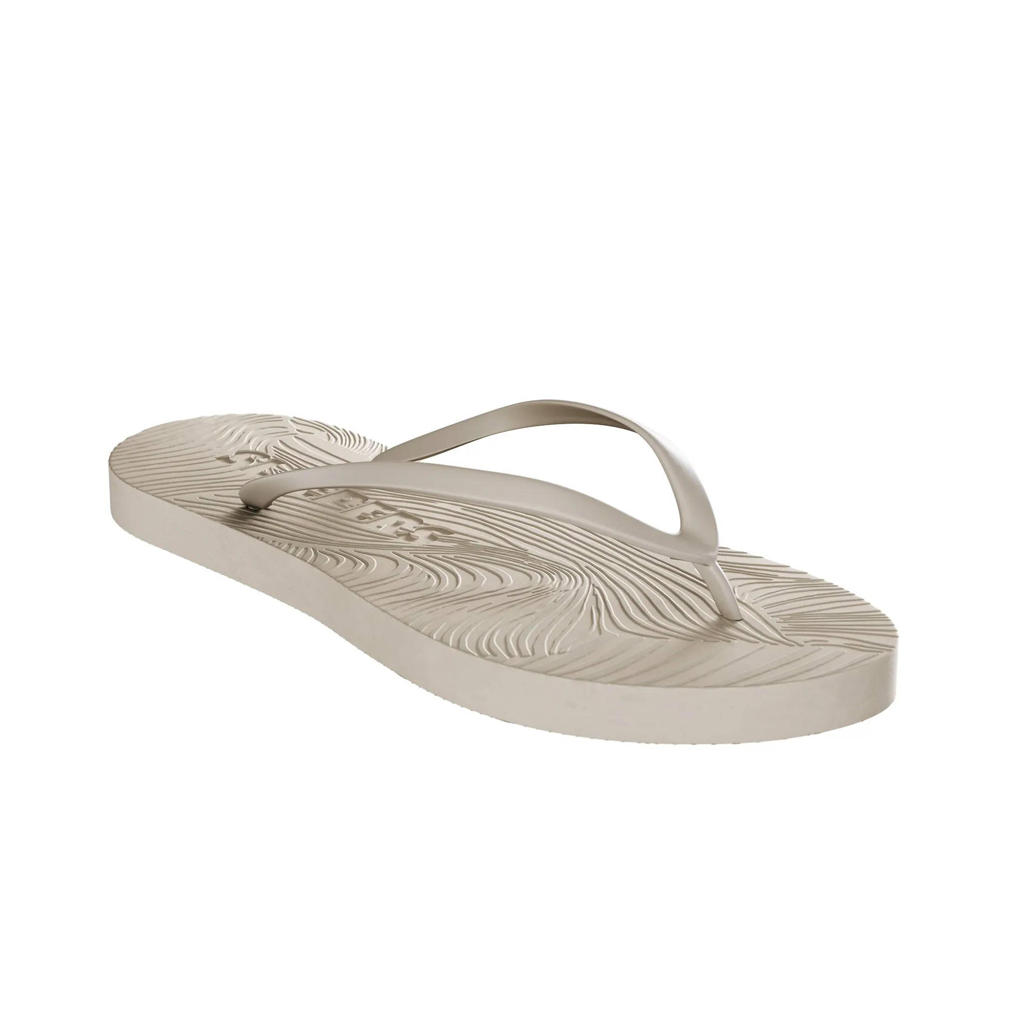 Slim Silver Flip Flop