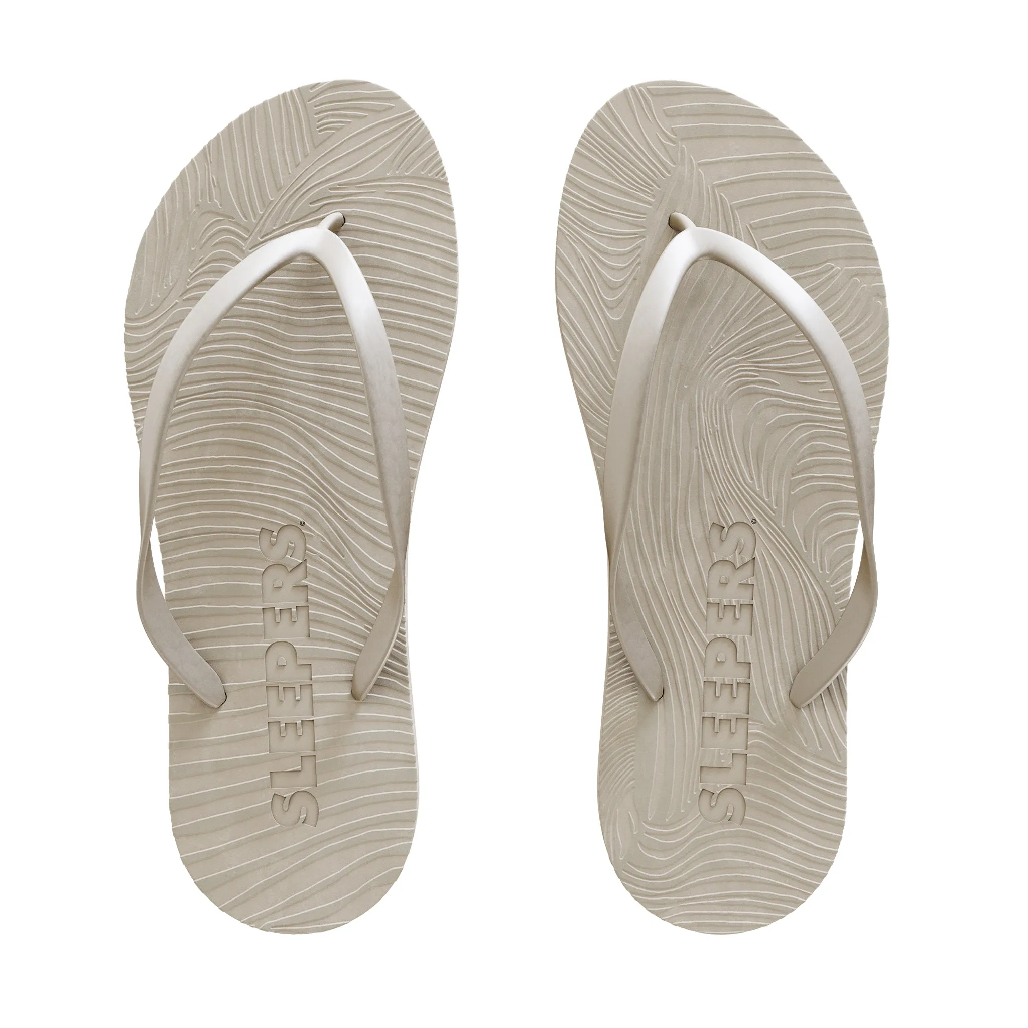 Slim Silver Flip Flop