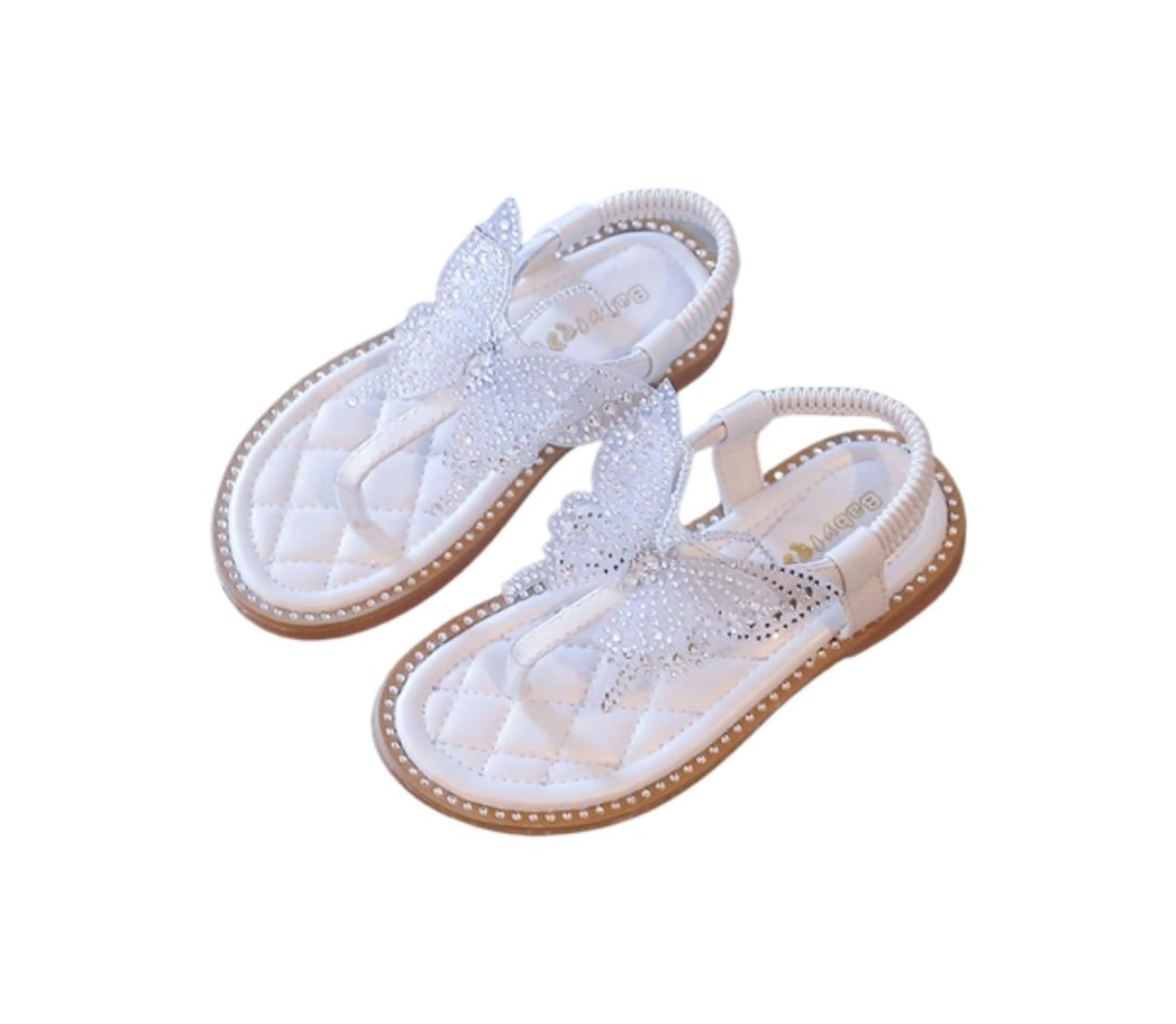 Smart Sparkle Butterfly  Kid's Flip Flops