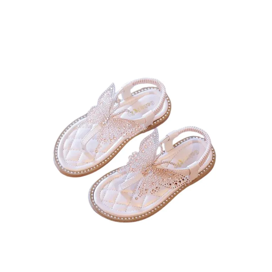 Smart Sparkle Butterfly  Kid's Flip Flops