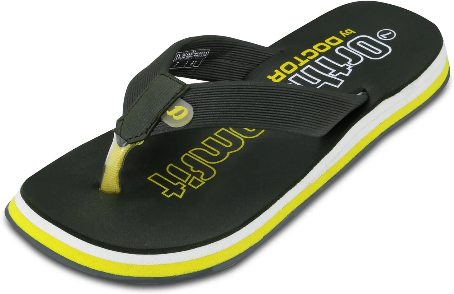 Ultra Cushion Slippers for Men's| Lightweight & Comfortable| Orthopedic & Diabetic| Casual & Stylish| Non-Slip Durable Mcr Dr Chappals & House Flip flops For Gent's & Boys D-36